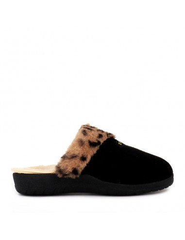 COMFY W - BLACK/LEOPARD