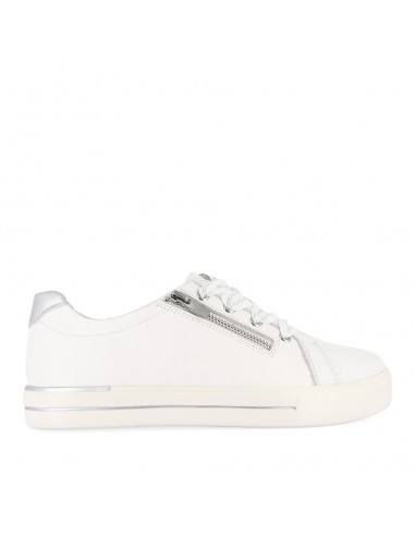 AUDRY W - WHITE SILVER LEATHER