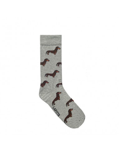 DACHSHUNDS SOCKS- GREY