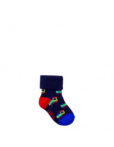 BABY TRAIN SOCKS - NAVY