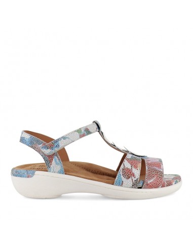 BRYAR W - WHITE FLORAL LEATHER