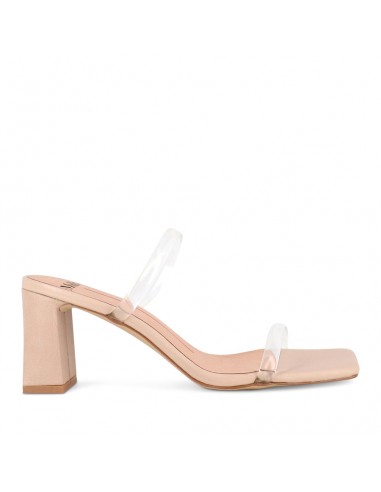 TILLIE - CLEAR VINYLITE NUDE LEATHER