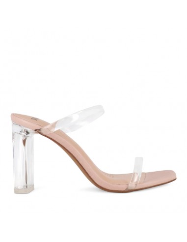 MARLO - CLEAR VINYLITE NUDE LEATHER