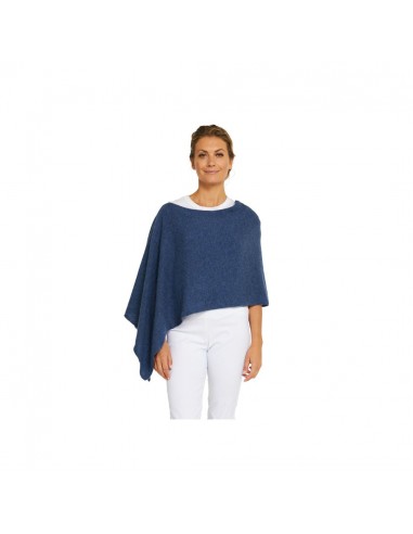 CASHMERE CLASSIC TOPPER - DENIM