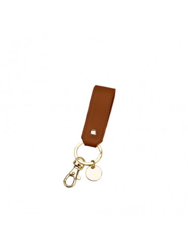 KEYRING STRAP - DARK TAN