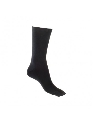 BAMBOO LOOSE TOP SOCKS- BLACK