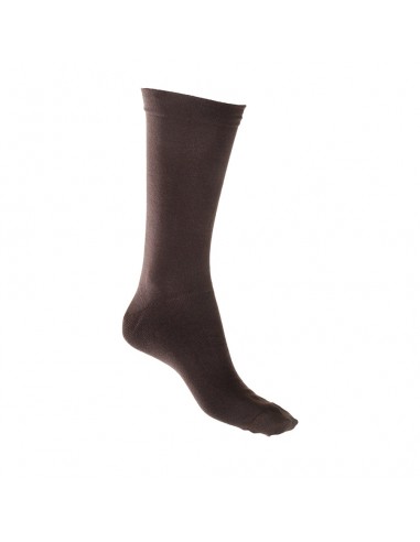 BAMBOO LOOSE TOP SOCKS - CHOCOLATE