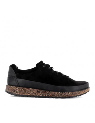 HONNEF LOW - BLACK SUEDE LEATHER