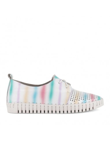 HUSTON - WHITE STRIPE MULTI LEATHER