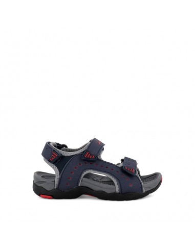 TERRY E - NAVY/GREY/RED