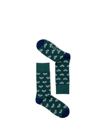 TENNIS RACQUETS SOCKS- DARK GREEN