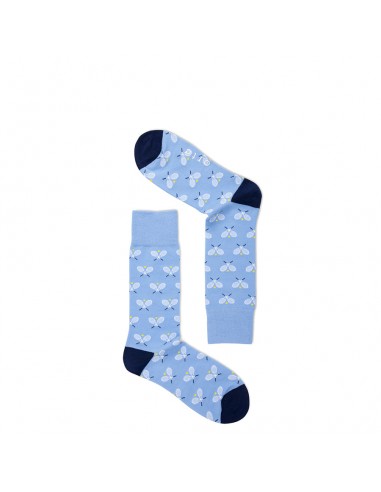 TENNIS RACQUETS SOCKS- PALE BLUE