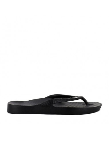 ARCH SUPPORT THONGS - BLACK CRYSTAL