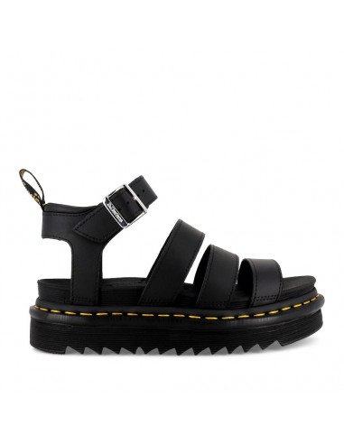 BLAIRE 3 STRAP SANDAL - BLACK HYDRO