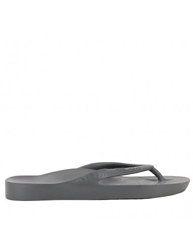 ARCH SUPPORT THONGS - CHARCOAL