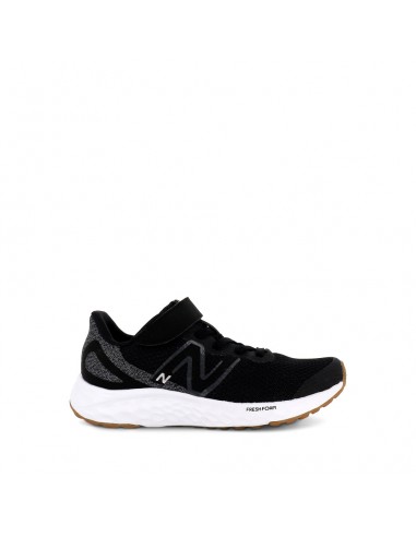 FRESH FOAM JNR VELCRO ARISHI V4 - BLACK/WHITE