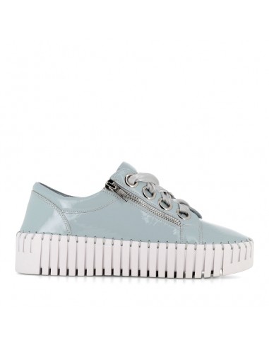 BASSEL - PALE BLUE PATENT LEATHER