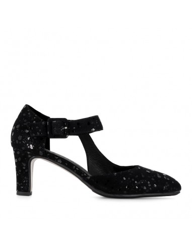 TRINITIES - BLACK SPARKLE SUEDE