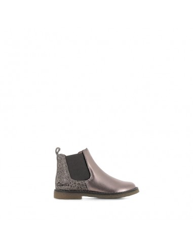 CHELSEA II JNR - PEWTER METALLIC LEATHER