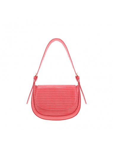 MEZRA SHOULDER BAG - WATERMELON PATENT SCALE