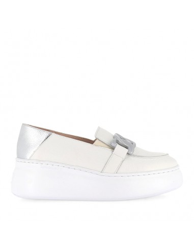 AMAS A-2634 - OFF WHITE/SILVER LEATHER